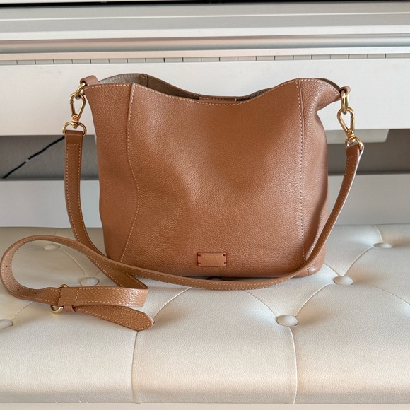 Handbags - Frances Valentine “June” Tan Leather Hobo Bag
